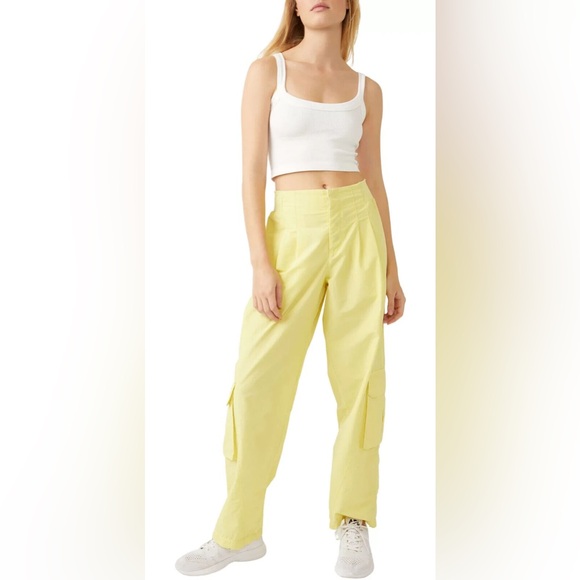 FP Movement Mesmerize Me Pants (yellow) - Size Small - Picture 5 of 6